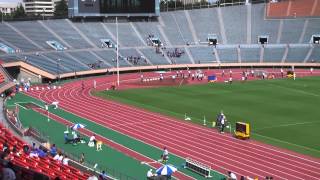 H25　関東学生新人　男子100m　予選5組