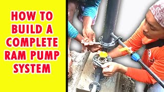 How to Build a Complete Ram Pump System. Heavy duty ram pump - Filipino