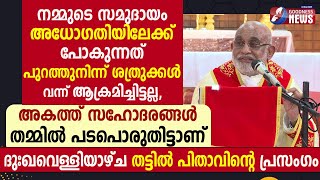 നമ്മുടെ സമുദായം അധോഗതിയിലേക്ക് പോകുന്നത് |GOOD FRIDAY|SYRO MALABAR CHURCH|RAPHAEL THATTIL|GOODNESS