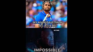 Suryakumar Yadav Against Australia in ODI series #cricket #trending #sky #Suryakumaryadav #mems