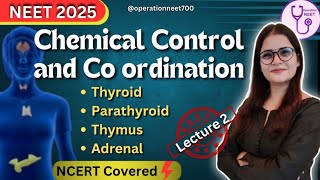 All about  Thyroid, Parathyroid, Thymus and Adrenal gland | Chemical co ordination and integration |