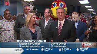 WIBW 70th celebration Live in the newsroom