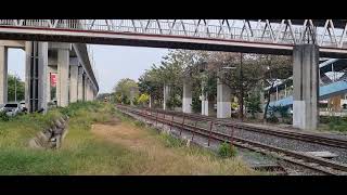 ขบวนรถด่วนดีเซลรางที่ 76 ผ่านที่หยุดรถทุ่งสองห้อง | Express Train No.76