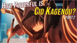 ALL POWERS & ABILITIES OF SHADOW EXPLAINED - How Powerful is Cid Kagenou?