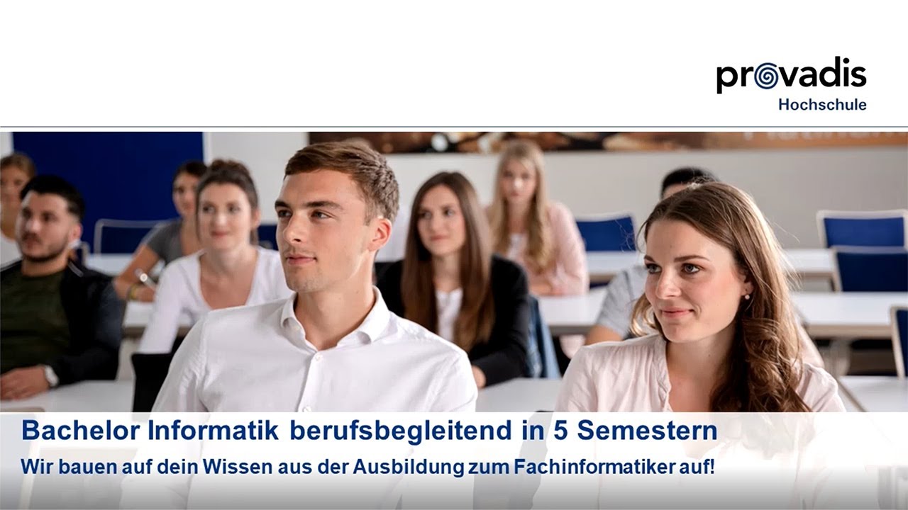 Bachelor Informatik Berufsbegleitend In Nur 5 Semestern - YouTube