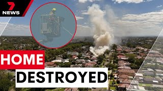 Massive blaze guts a Peakhurst home | 7NEWS