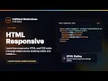HTML Responsive - HTML Styling Foundation | FullStack Masterclass HTML Course