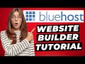 Bluehost Website Builder Tutorial (2024) 🔥 Build A Website (Step by Step)