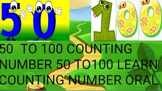 Fifty one to hundred spelling | Number names 51 to100 numbers in words 51 to 100 | count 51 to 100