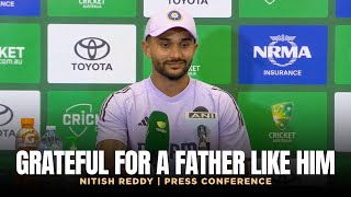 Grateful to Have a Father Like Him – Nitish Kumar Reddy | Press Conference