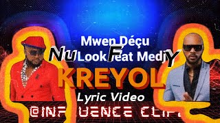 Nu Look - Mwen Déçu Feat. Medjy ⚪️ KREYOL Lyric Visualizer | Just For You ⚪️ Enhanced Vocals
