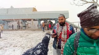 Auli live update..snow fall 27 dec...sorry video me 28 dec bol diya