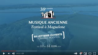 Festival de musique ancienne à Maguelone 2021- Nouveaux Horaires