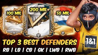 TOP 3 BEST DEFENDERS \u0026 GOALKEEPERS [ RB/LB/CB/GK/RWB/LWB ] IN FC MOBILE + GIVEAWAY ANNOUNCEMENT