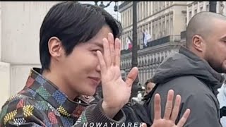 250120 J-HOPE 제이홉 of BTS explores Place Vendome and Louis Vuitton Jewelry in Paris 20.01.2025