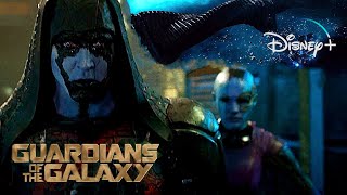 Guardians Of The Galaxy | Ronan Attacks The Kyln Prison Scene | Disney+ [2014]