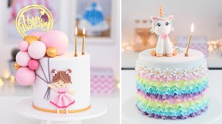 Birthday CAKE 🎂 Ideas with Unicorns 🦄 and Balloons 🎈 - Tan Dulce