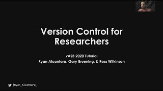 ASB2020: Tutorial - Using Github for Researchers