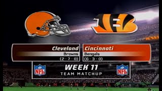 Monday Night Football: Cleveland Browns @ Cincinnati Bengals (Week 11) (2021) (M