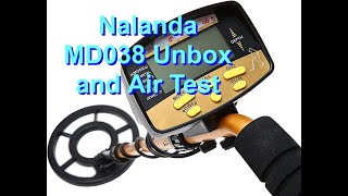 Nalanda MD038 Metal Detector Unboxing and Air Test