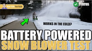 Are Battery Snow Blowers Worth It? Greenworks Pro 40v \u0026 80v Compared