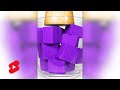 Cubes Drop and Squish Kinetic Sand Satisfying #shorts