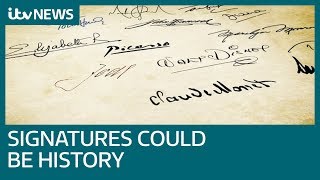 What does your (now outdated) signature reveal about you? | ITV News