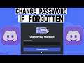 How To Change Discord Password If You Forgot It