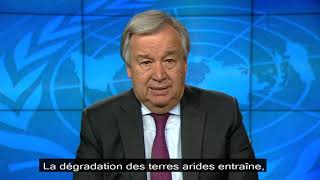 Désertification et sécheresse  : message du Secrétaire général de l'ONU