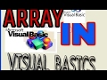 how to create array in visual basic || VISUAL BASIC TUTORIALS