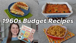 1960s BUDGET RECIPES 😋 Money Saving Meals for Families