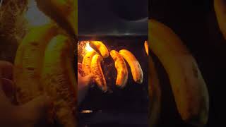 Roasted bananas