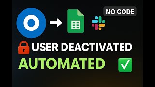 Goodbye Manual Offboarding 👋 | Okta Workflows + Google Sheets + Slack