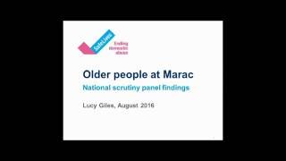 Older people at Marac