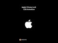 Apple Privacy Lock CSS Animation || #animation #css #threejs #coding #developer #loadinganimation