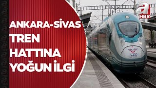 Nisan'dan itibaren 700 yolcu kullandı! Sivas-Ankara hızlı tren seferlerine yoğun ilgi... | A Haber