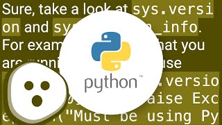 How do I detect the Python version at runtime?