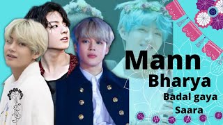 Mann Bharya || BTS || Vkookmin || Taekook +Jikook || Sad || FMV