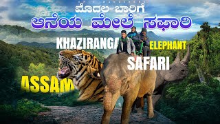 Elephant Safari | Khaziranga | Assam | ಕಾಡಿನಲ್ಲಿ ಗಜರಾಜನ ಜೊತೆ ಸಫಾರಿ #kannada #travel #epicwanderers.