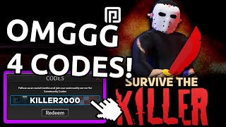 Survive the Killer (FEBRUARY) CODES *UPDATE!* ALL NEW ROBLOX Survive the Killer CODES!