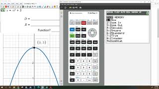 Finding the Domain & Range of a Function with the TI-84