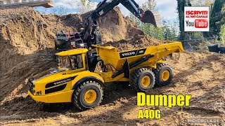 Volvo Dumper A40G 1/14 Cat 330 F L TruckTurtle Model Toscana Nitroparck Pietrasanta