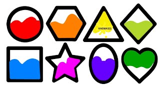 Shapes For Kids I Learn Colors,shapes drawing I 2d shapes, preschool education video for toddlers