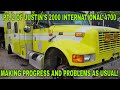 2000 INTERNATIONAL AMBULANCE PT2. MAKING PROGRESS AND SET BACKS....AFTERMARKET JUNK....