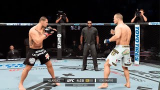 Cain Velásquez vs Junior Dos Santos UFC 5 legendary CPU Sim