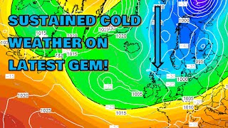 Sustained Cold Weather on Latest GEM as Uncertainty builds for end of October! 14th October 2021
