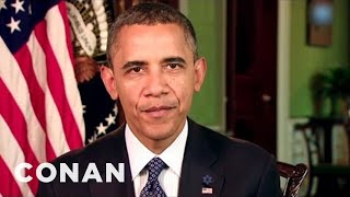 President Obama's Rosh Hashanah Message | CONAN on TBS