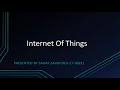 Blynk VS MIT - Internet Of Things/By Sadaf Zahid