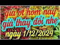 giá ớt hôm nay ngày 1/12/2024