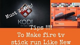 How to Speed up Jailbroken Fire Tv Stick - Maintenance Tips!!